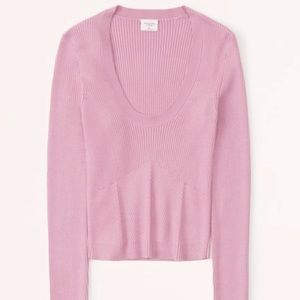 Abercrombie scoop neck sweater small
